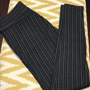 Loft Ponte pinstripe leggings, S, NWT